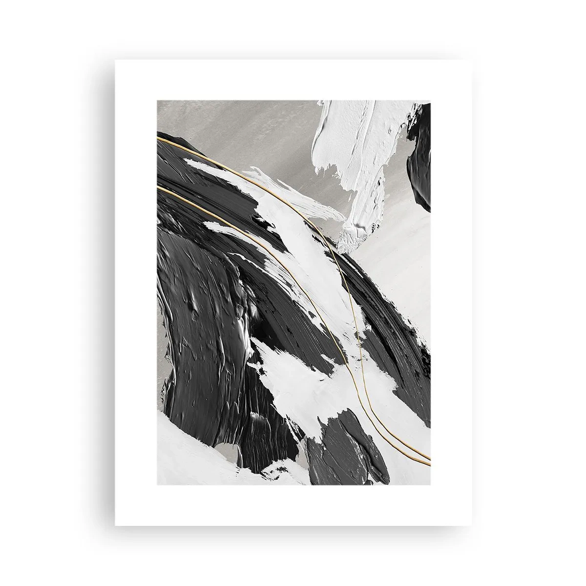 Poster - Abstraktion in großem Stil - 30x40 cm