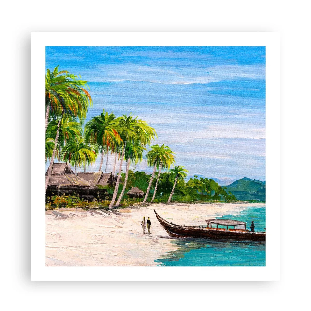 Poster - Exotischer Traum - 60x60 cm