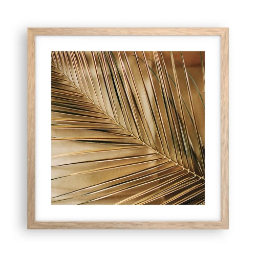 Poster in einem Rahmen aus heller Eiche - Natürliche Kolonnade - 40x40 cm