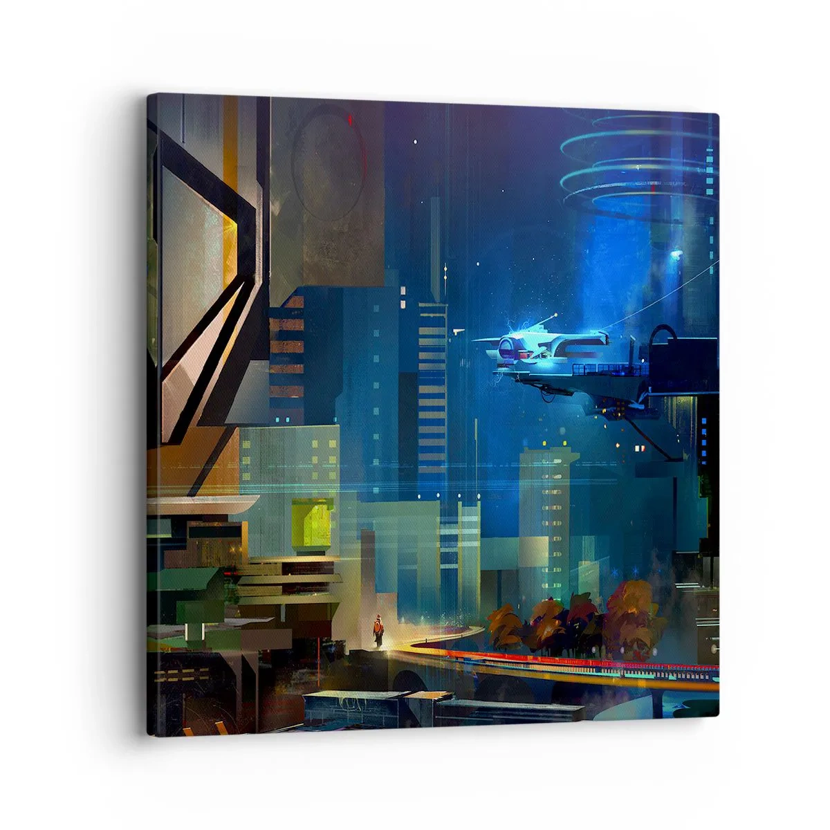 Bild auf Leinwand - Leinwandbild - In naher Zukunft - 30x30 cm