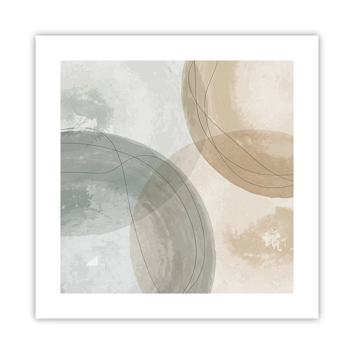 Poster - Welten durchdringen - 40x40 cm