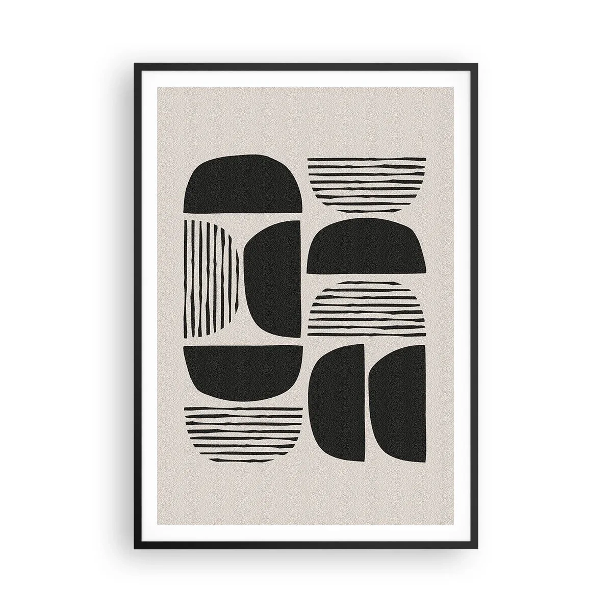 Poster in einem schwarzem Rahmen - Halbherzige Deals - 70x100 cm