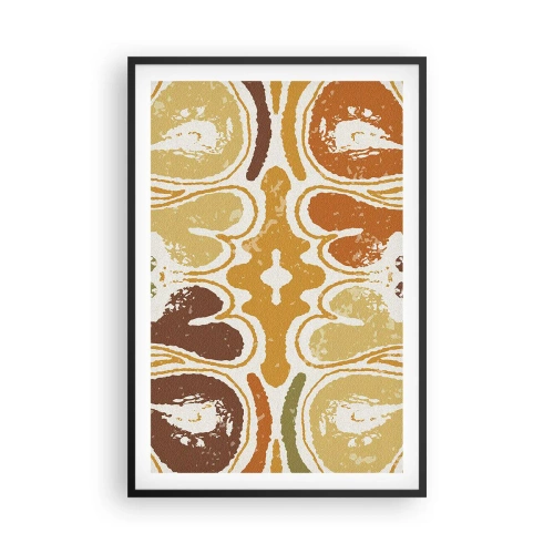 Poster in einem schwarzem Rahmen - Sentimentale Abstraktion - 61x91 cm