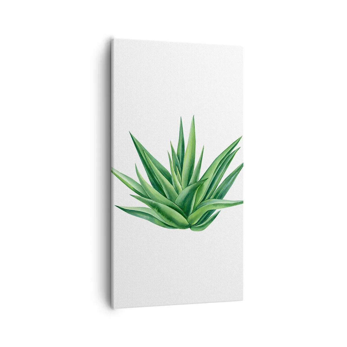 Bild auf Leinwand - Leinwandbild - Grün – Kraft – Leben - 55x100 cm