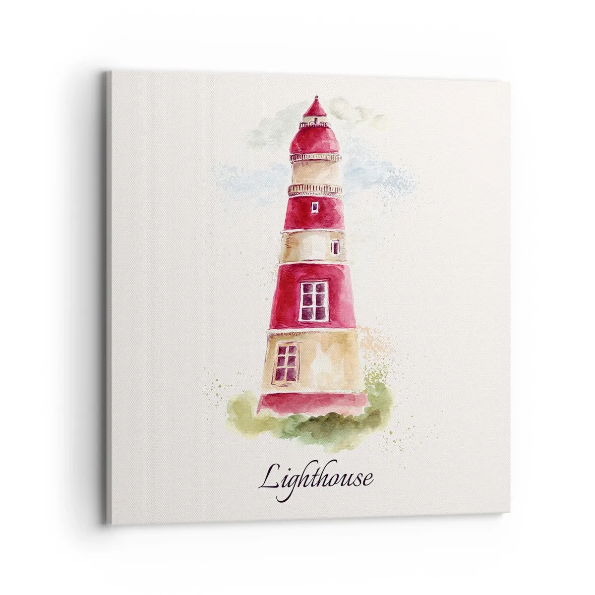 Bild auf Leinwand - Leinwandbild - Das Wetter ringsum ist immer gut - 70x70 cm