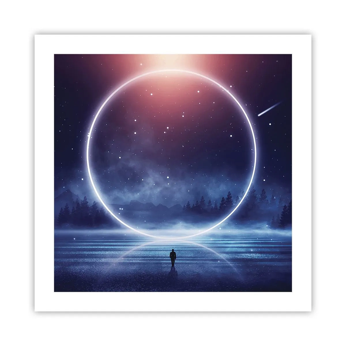 Poster - Sie sind schon da ... - 50x50 cm