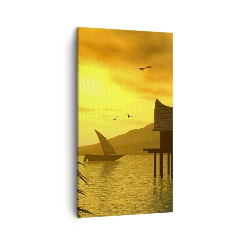 Bild auf Leinwand - Leinwandbild - Der ersehnte Frieden - 45x80 cm