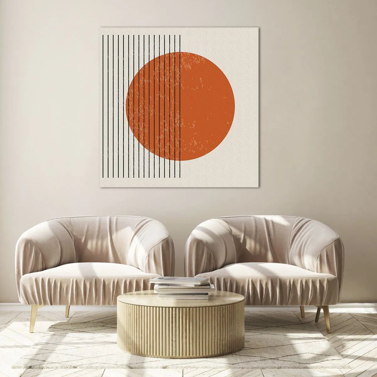 Glasbild - Bild auf glas - Immer die Sonne - 30x30 cm