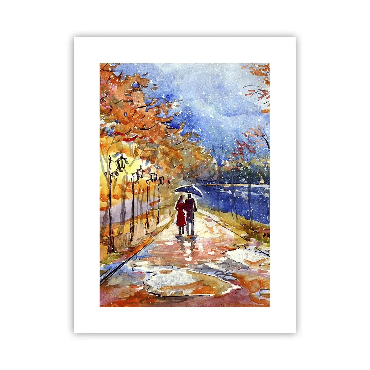 Poster - Gemeinsam bis an die Grenze der Zeit - 30x40 cm