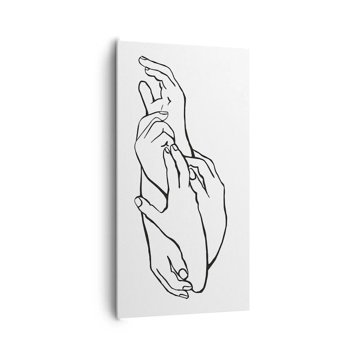 Bild auf Leinwand - Leinwandbild - Gute Geste - 65x120 cm