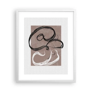 Poster in einem weißen Rahmen - Komposition – die Suche nach Fülle - 40x50 cm