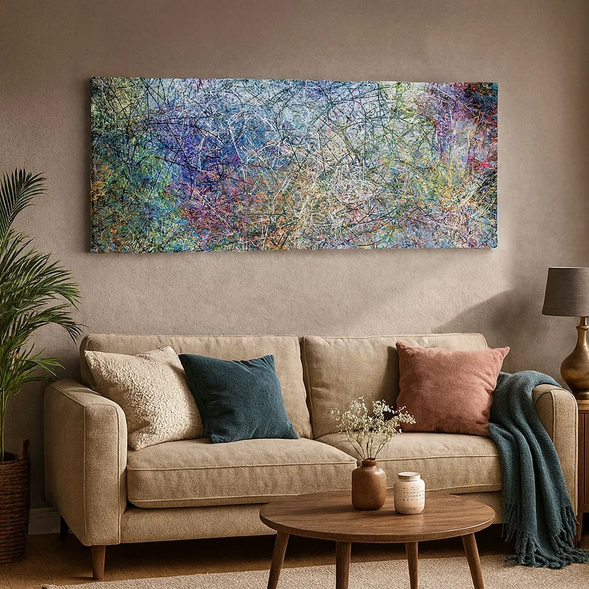 Bild auf Leinwand - Leinwandbild - Es ist nicht so einfach - 100x40 cm