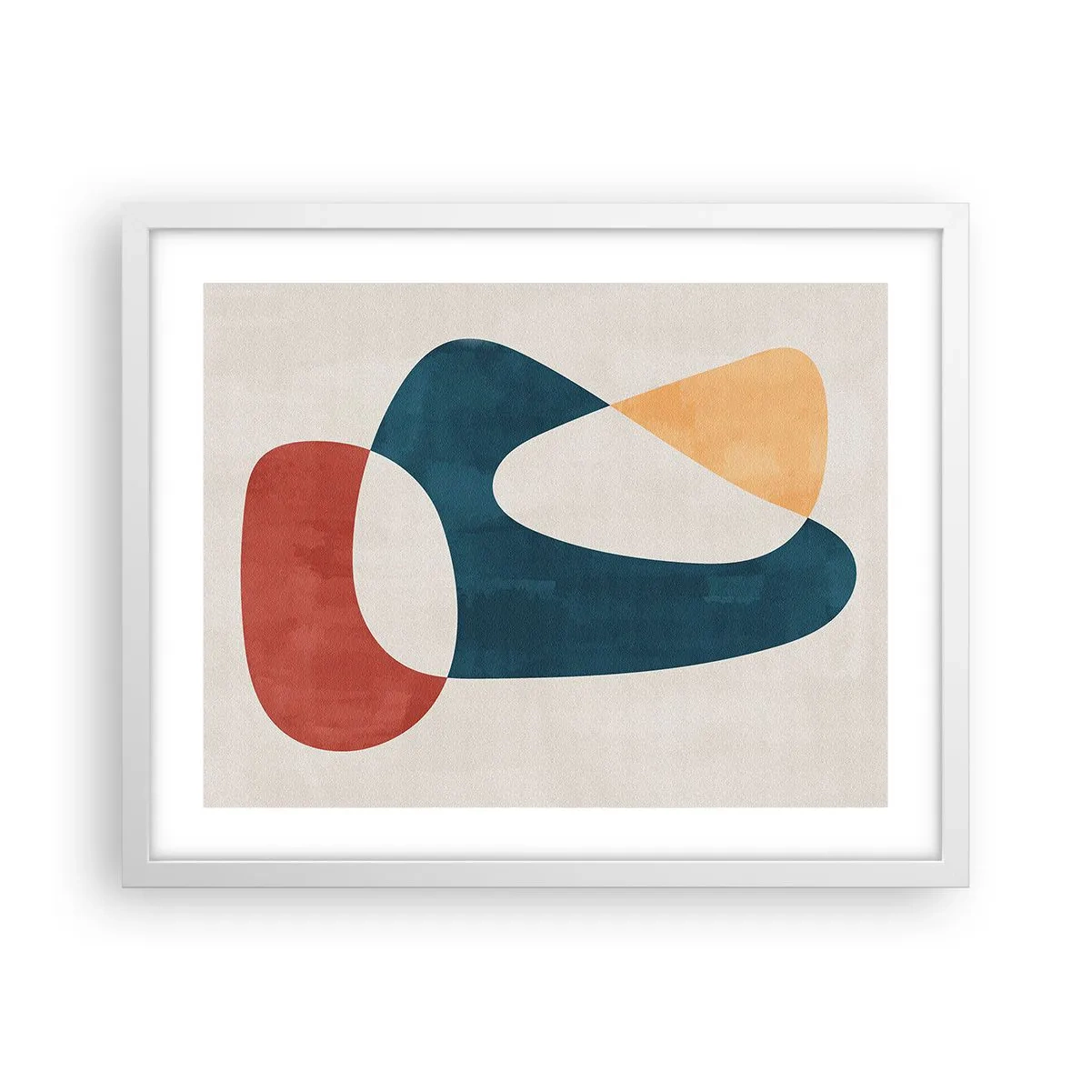 Poster in einem weißen Rahmen - Einflüsse und Metamorphosen - 50x40 cm