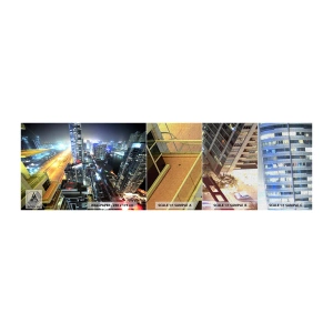 Fototapeten Muster Premium Canvas - Ein Wunder in der Wüste - Stadt, Dubai, Die Architektur - 100x30 cm