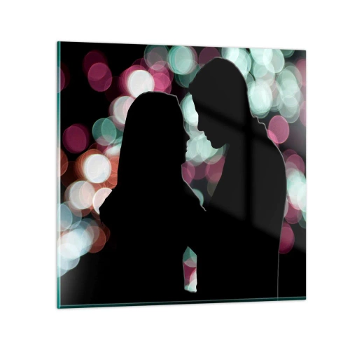 Glasbild - Bild auf glas - Jawohl! - 30x30 cm