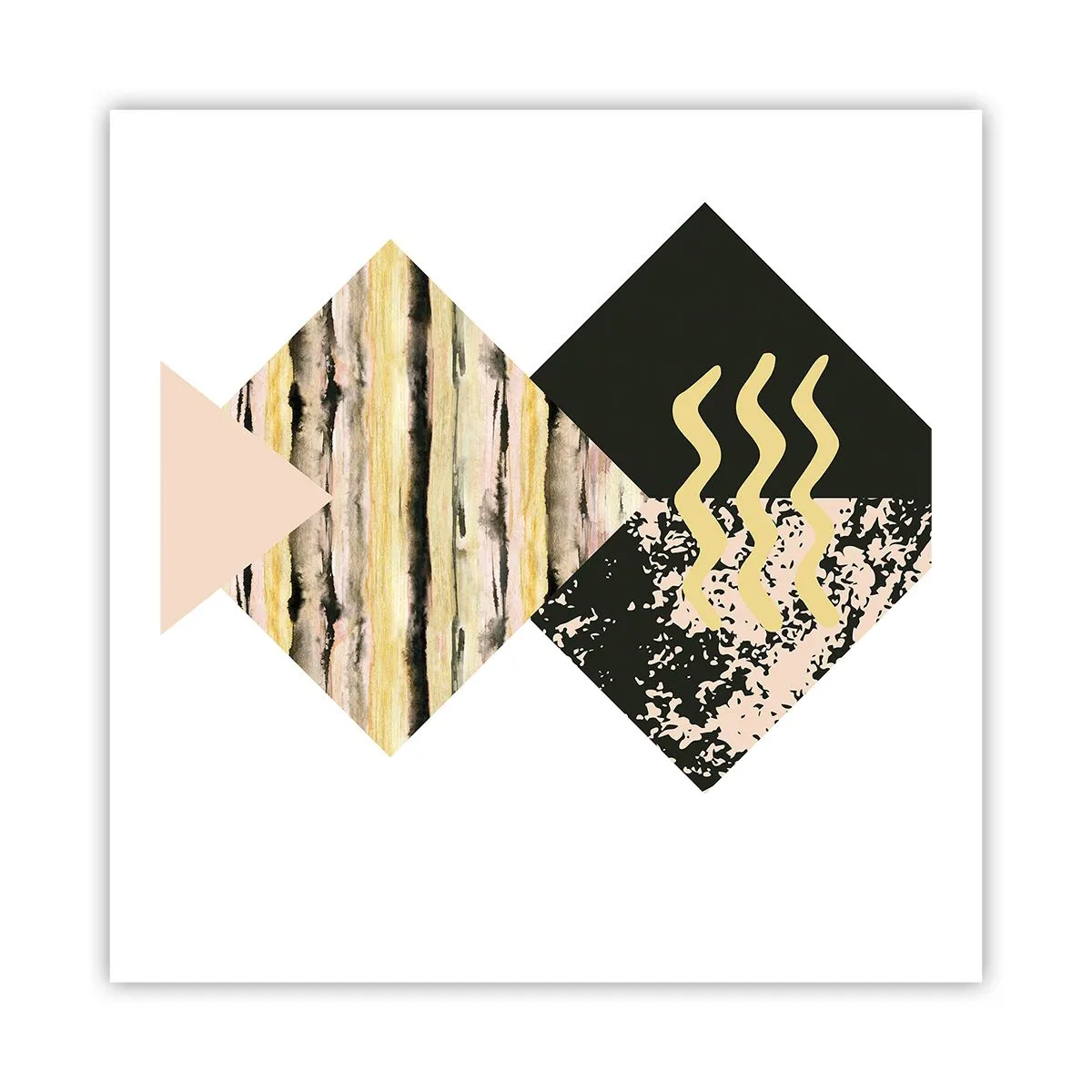 Poster - Es ist nicht so einfach - 60x60 cm