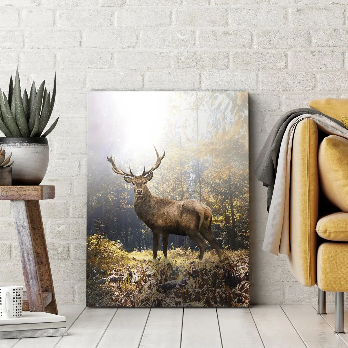 Bild auf Leinwand - Leinwandbild - In voller Majestät - 55x100 cm