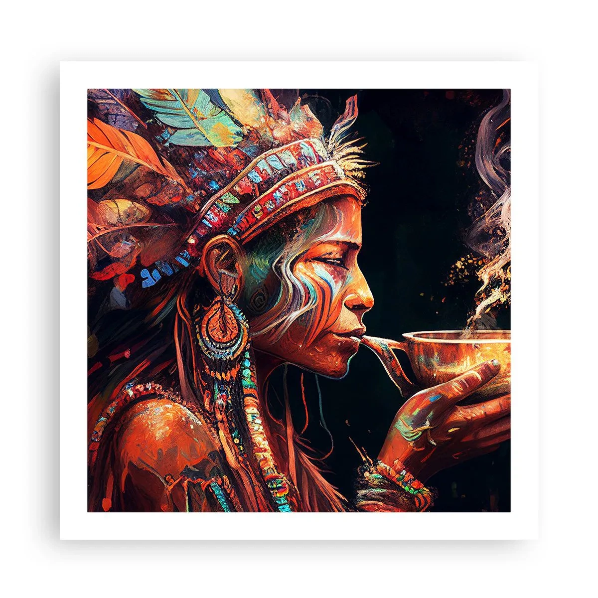 Poster - Magisches Ritual - 60x60 cm