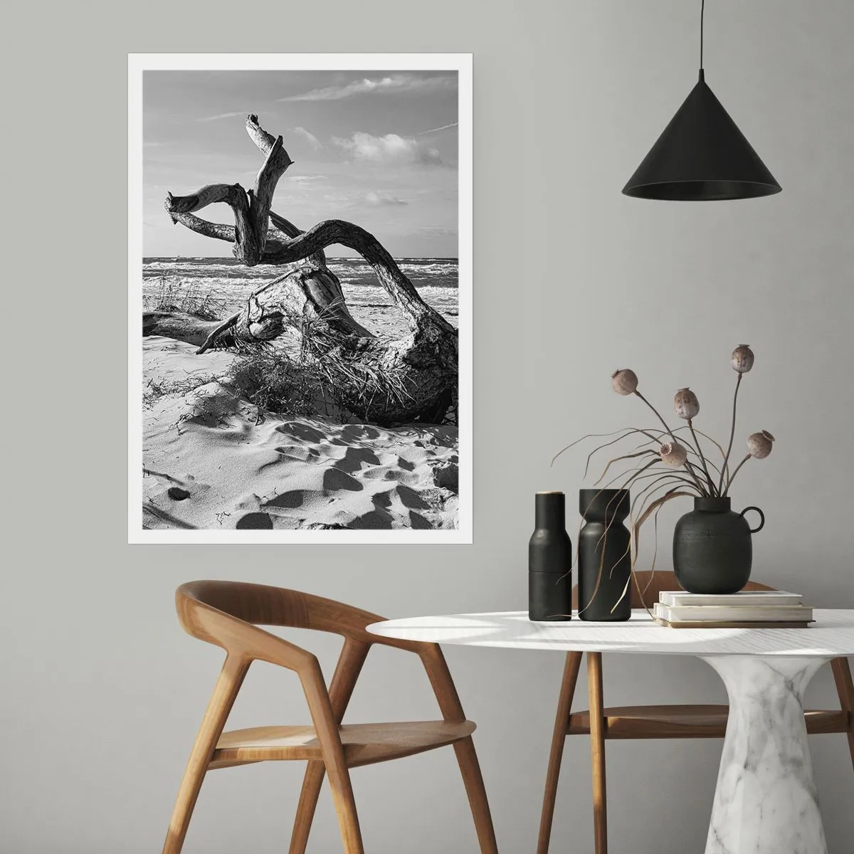 Poster - Meeresskulptur - 40x50 cm