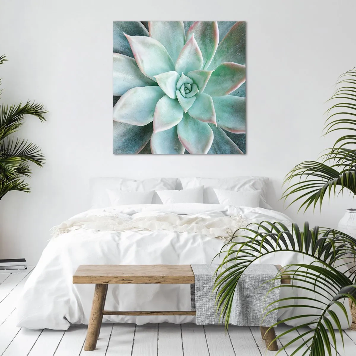 Bild auf Leinwand - Leinwandbild - Das Herz der Wüste - 40x40 cm