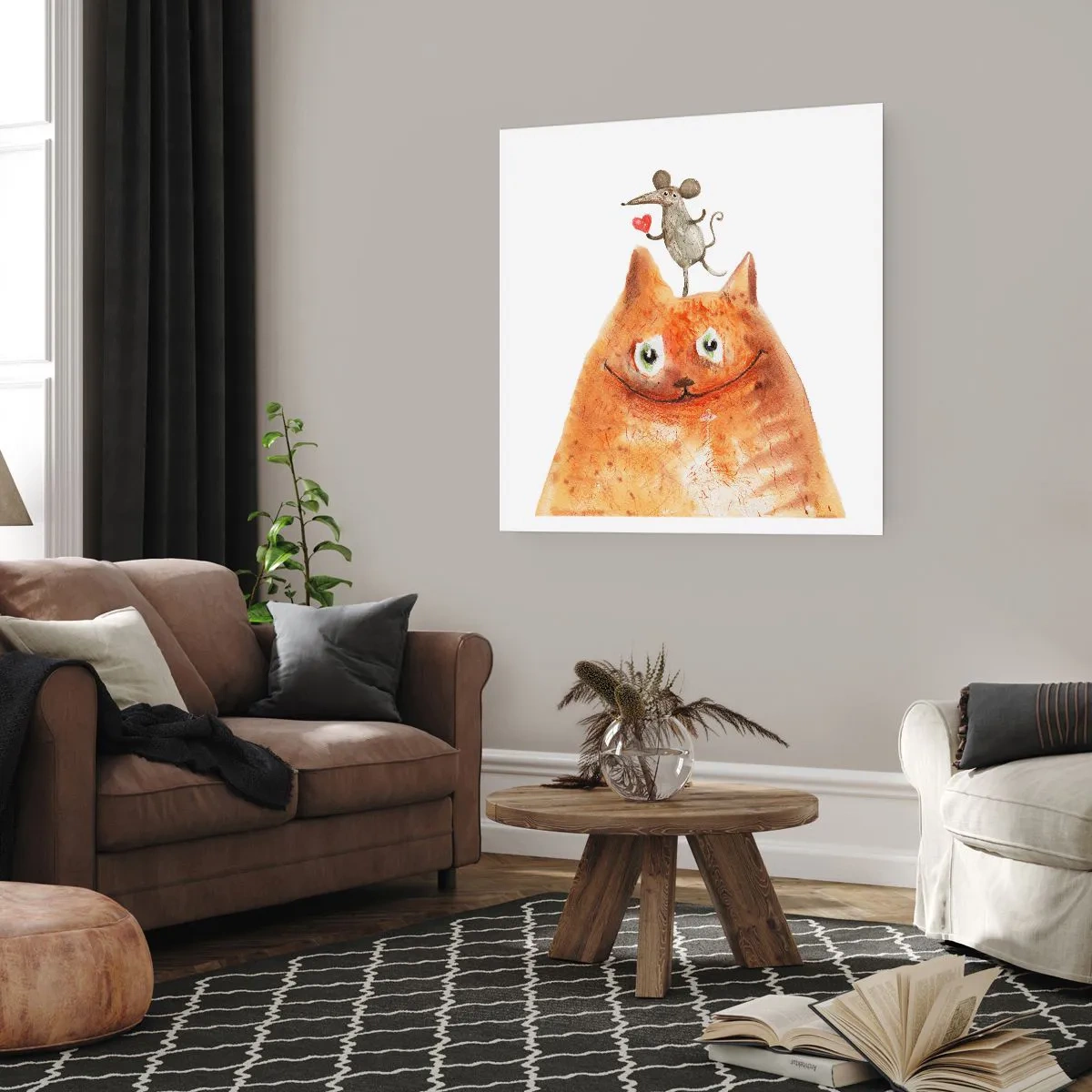 Poster - Paradoxien der Liebe - 60x60 cm