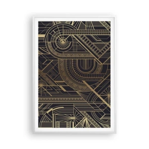 Poster in einem weißen Rahmen - Konzepte, Ideen, Pläne - 70x100 cm