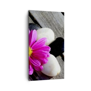 Bild auf Leinwand - Leinwandbild - Ruhe auf dem Pier - 45x80 cm