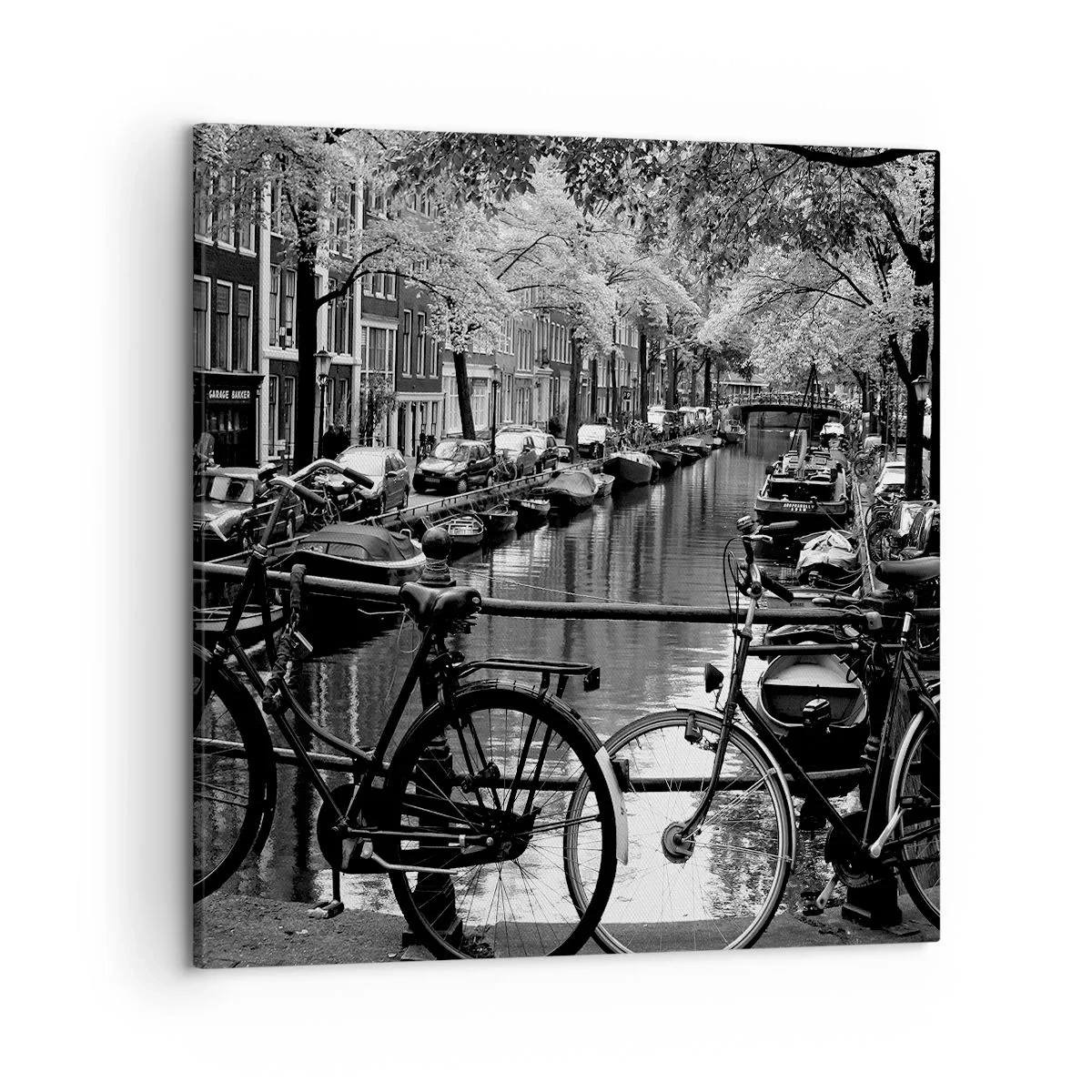 Bild auf Leinwand - Leinwandbild - Ein sehr holländischer Anblick - 50x50 cm