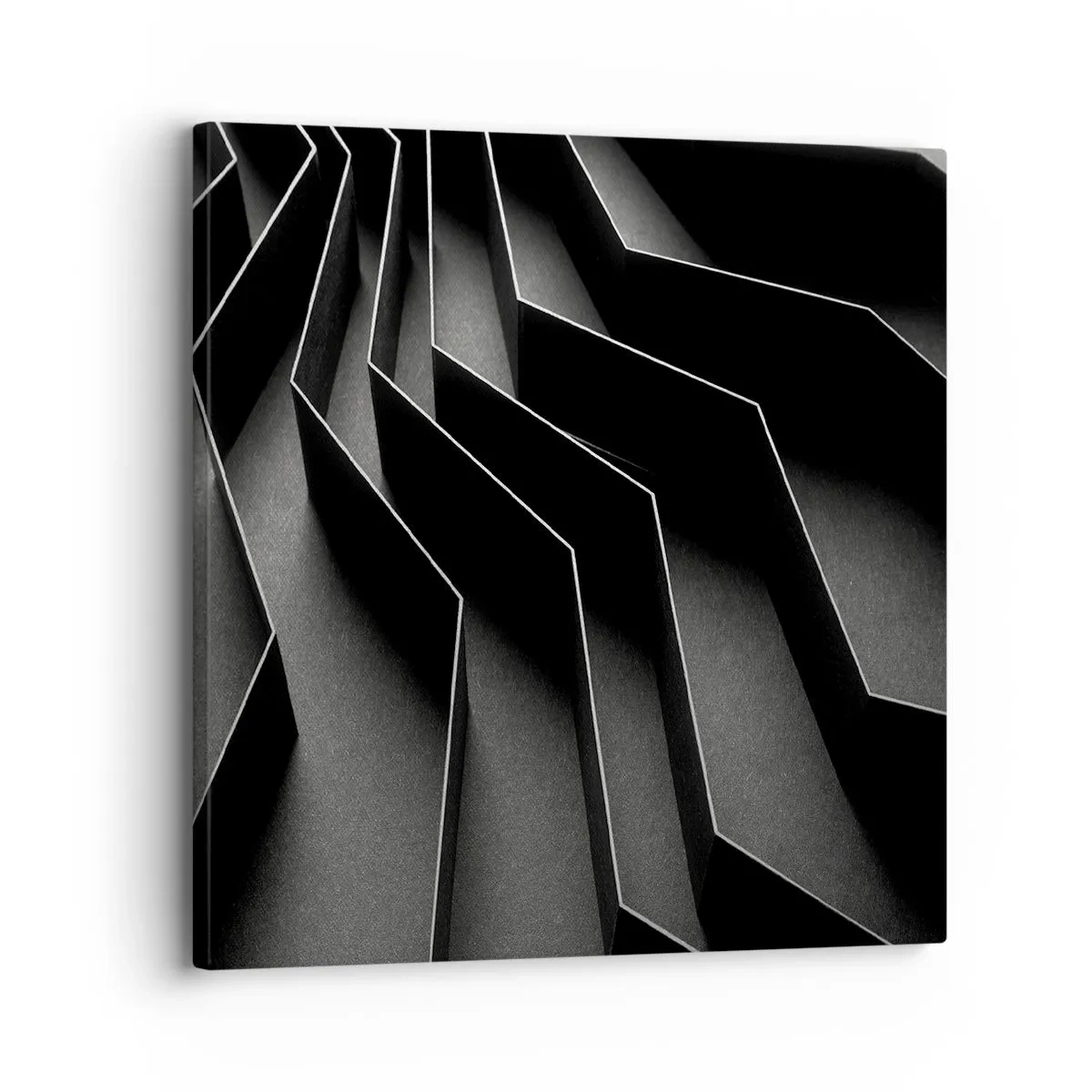 Bild auf Leinwand - Leinwandbild - Räumliche Ordnung - 30x30 cm