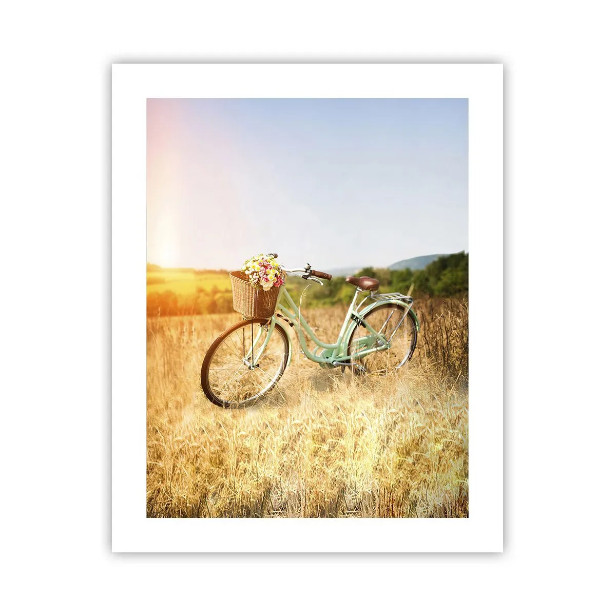 Poster - Ich bleibe eine Weile hier - 40x50 cm