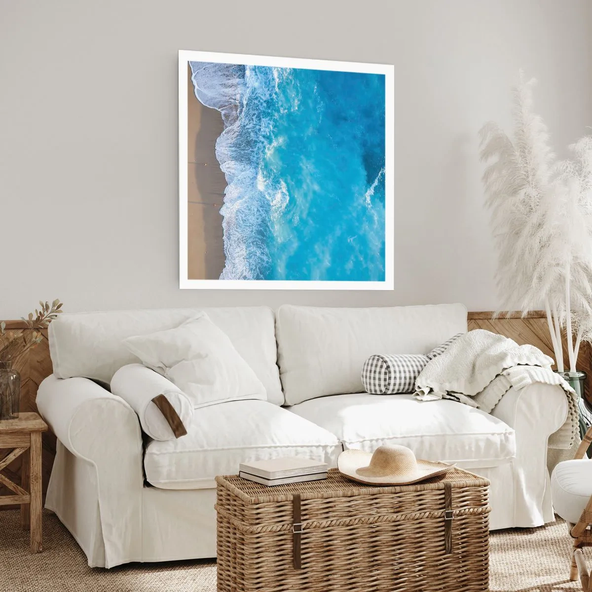 Poster - Die Kraft des Blaus - 60x60 cm