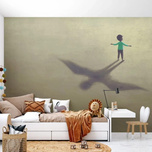 Fototapete Standard Eco - Der Held der Zukunft - Abstraktion, Fantasie, Stück - 150x105 cm