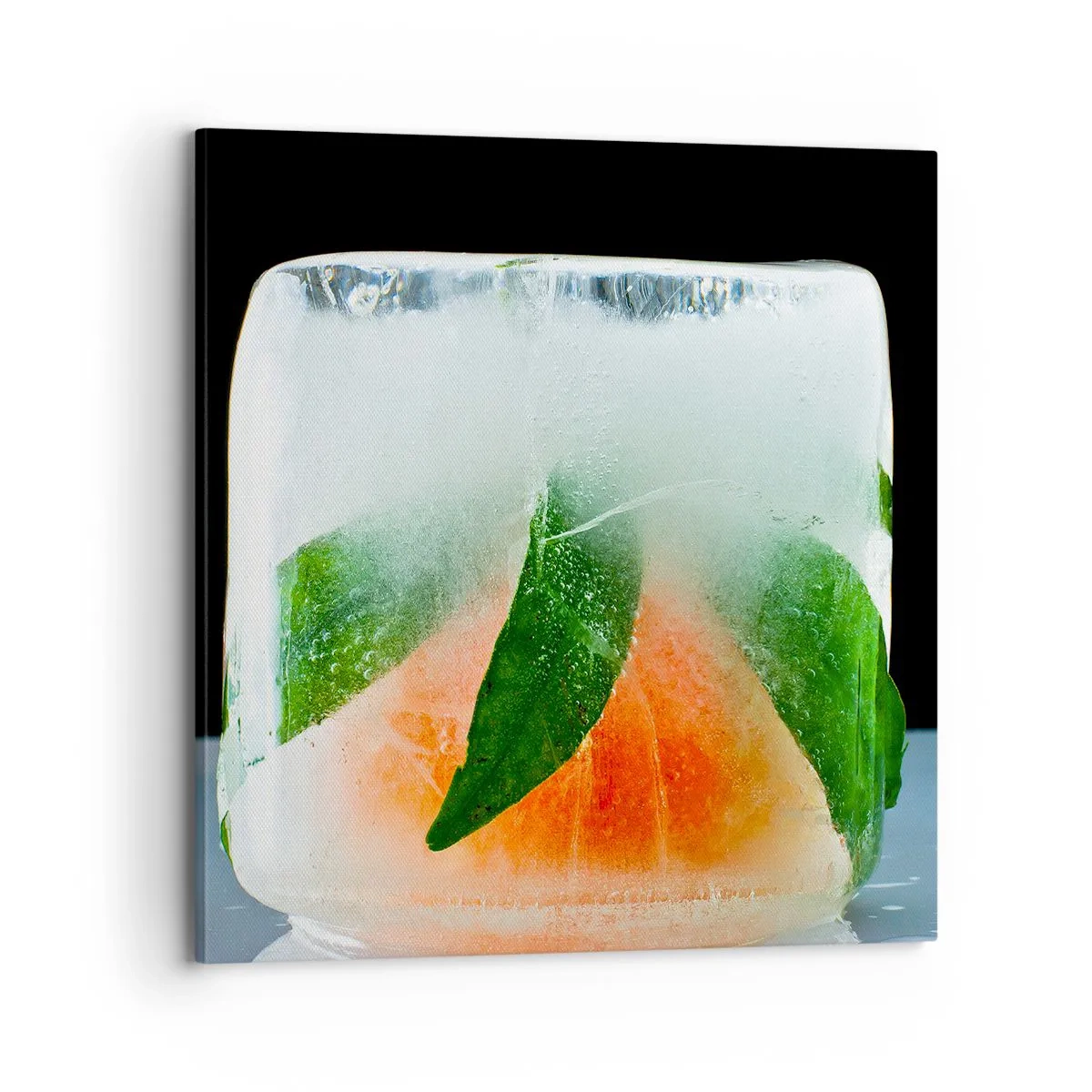 Bild auf Leinwand - Leinwandbild - Frisch und kühl - 70x70 cm