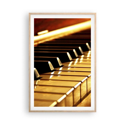 Poster in einem Rahmen aus heller Eiche - Endlose Möglichkeiten - 61x91 cm