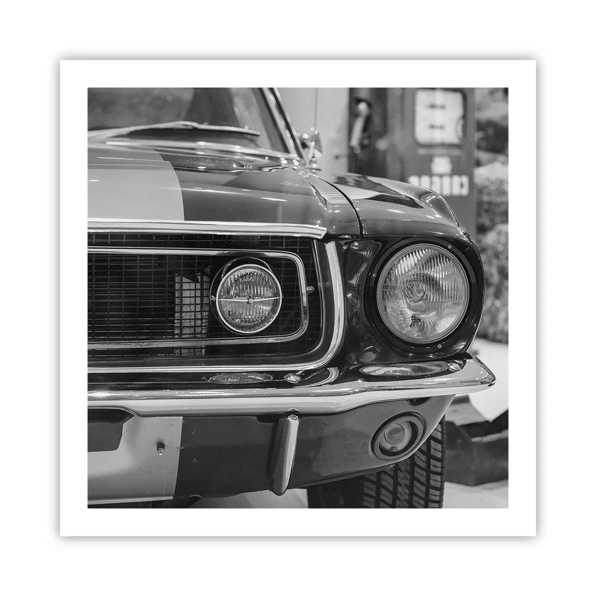 Poster - Wilder Ritt - 60x60 cm