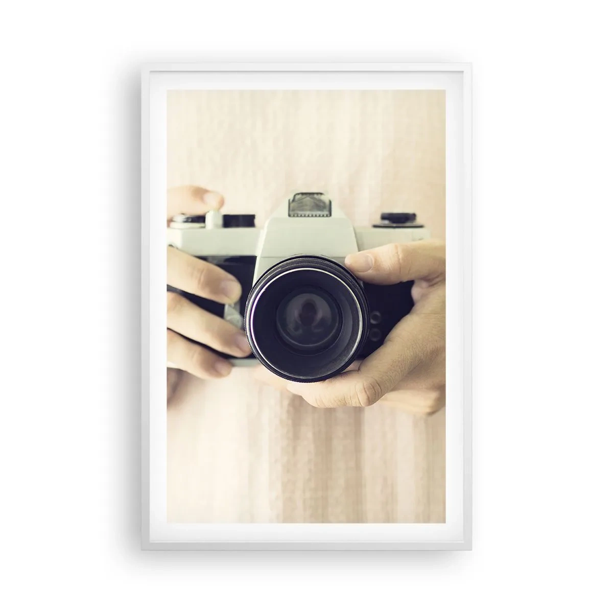 Poster in einem weißen Rahmen - Um mehr zu sehen ... - 61x91 cm