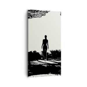 Bild auf Leinwand - Leinwandbild - Neuer Blick - 55x100 cm