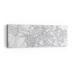 Bild auf Leinwand - Leinwandbild - Berliner Blume - 90x30 cm