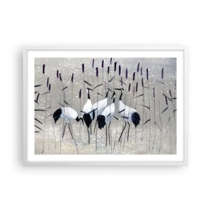Poster in einem weißen Rahmen - Unter ihren eigenen - 70x50 cm
