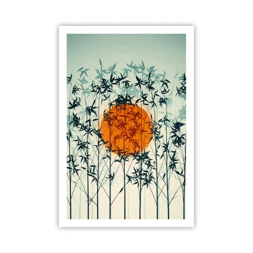 Poster - Japanische Sonne - 61x91 cm