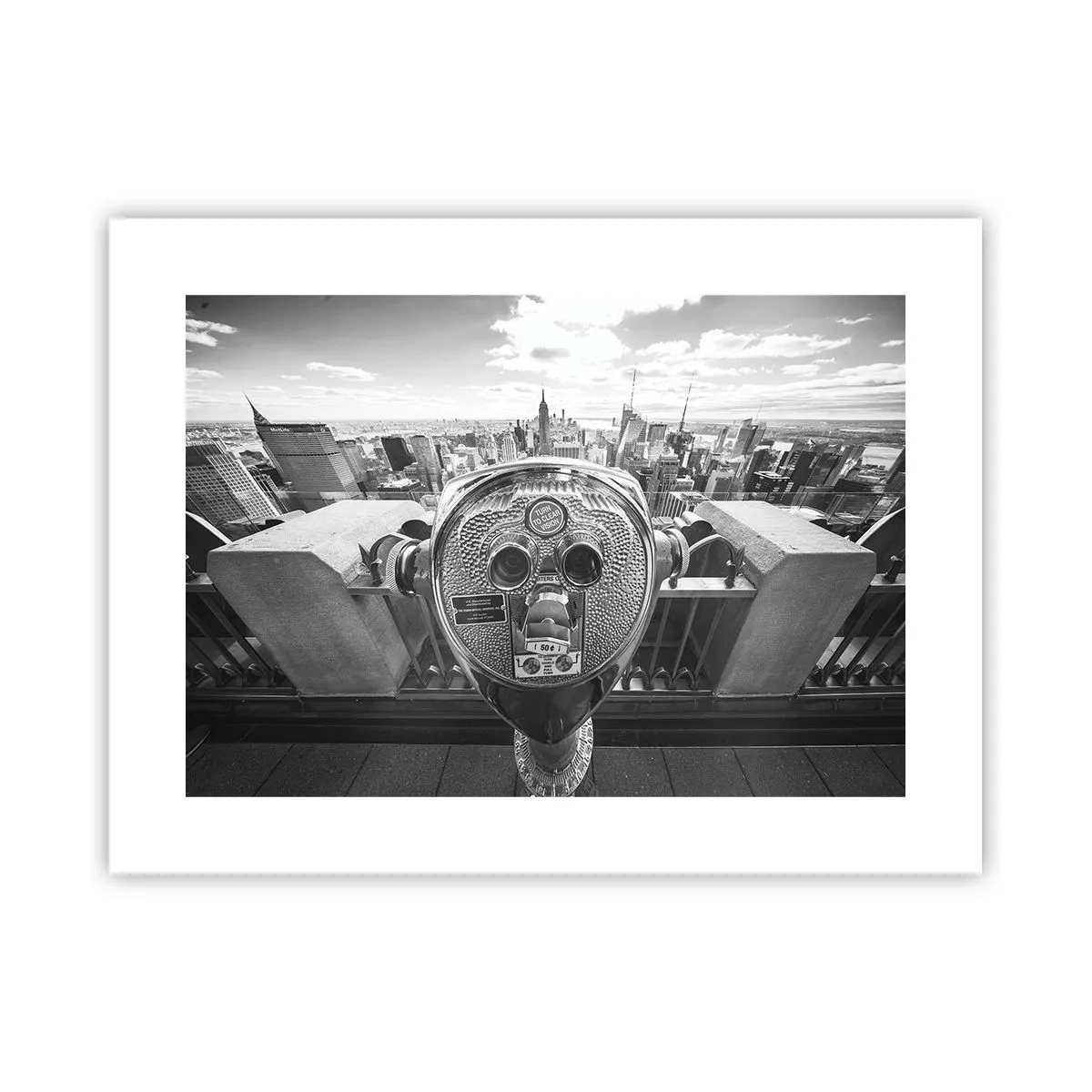 Poster - Stadt über den Städten - 40x30 cm