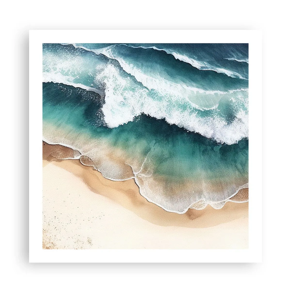 Poster - Das ewige Treffen - 60x60 cm