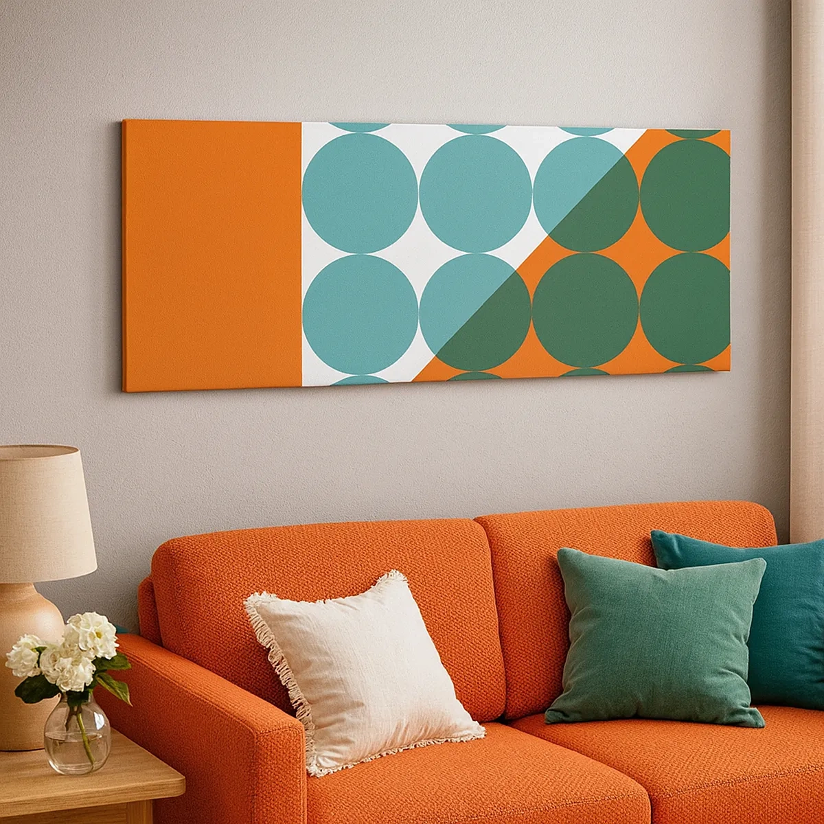 Bild auf Leinwand - Leinwandbild - Nach oben und schräg - 30x30 cm