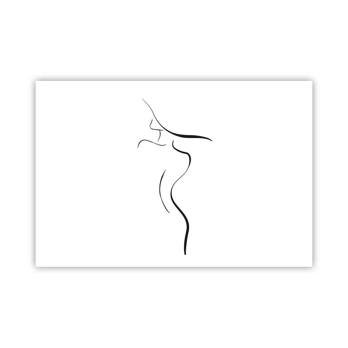Poster - Flüchtig wie eine Welle - 91x61 cm