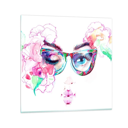 Glasbild - Bild auf glas - Ein verlockendes Versprechen - 60x60 cm