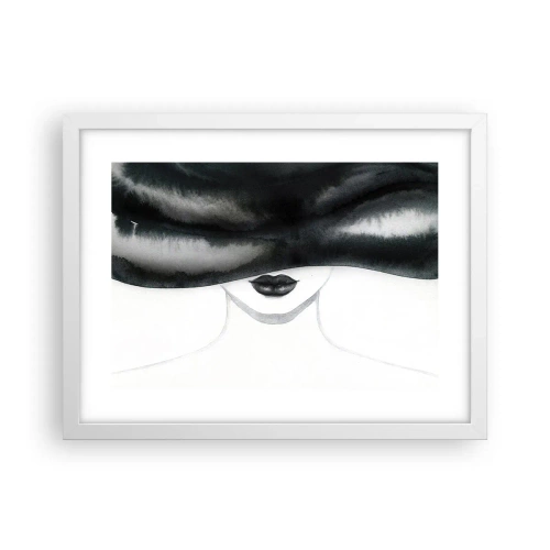 Poster in einem weißen Rahmen - Ein sinnliches Geheimnis - 40x30 cm