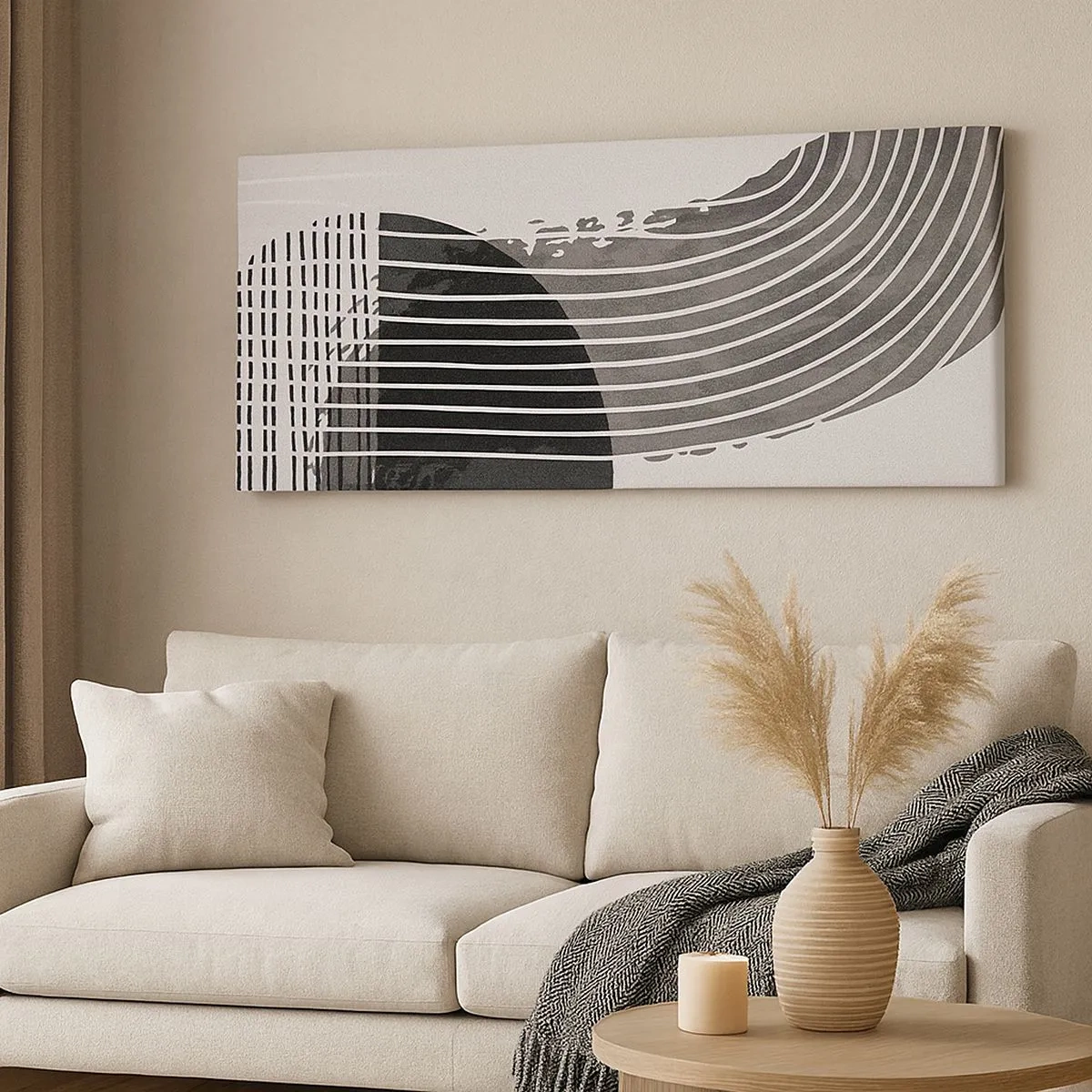 Bild auf Leinwand - Leinwandbild - Hin und zurück - 100x40 cm