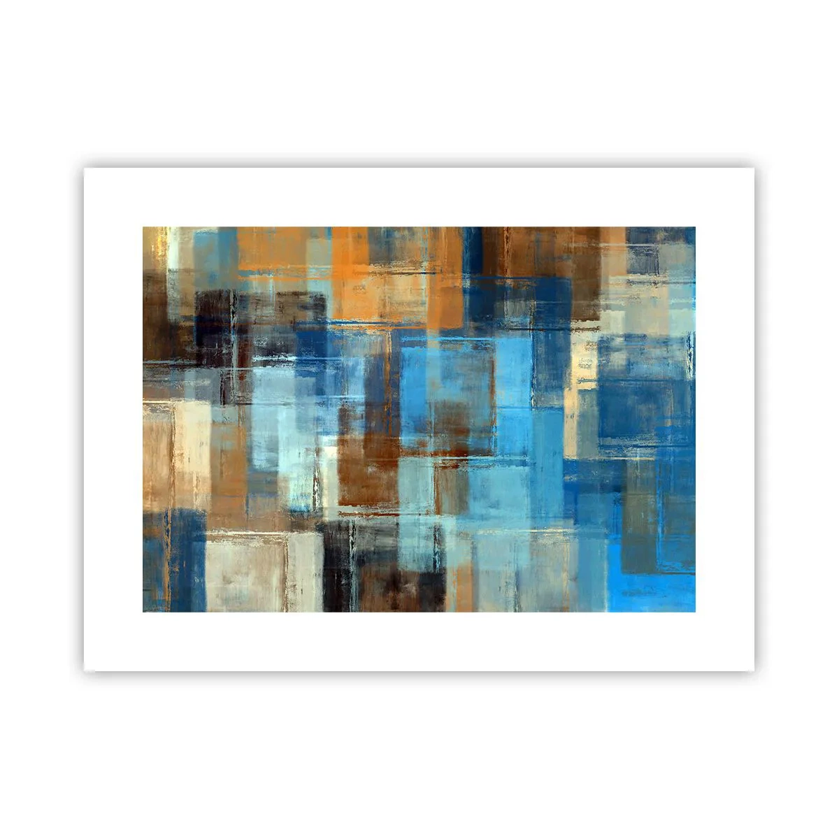 Poster - Durch den blauen Schleier - 40x30 cm