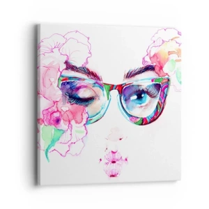 Bild auf Leinwand - Leinwandbild - Ein verlockendes Versprechen - 40x40 cm