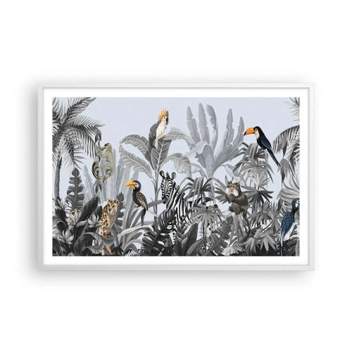 Poster in einem weißen Rahmen - Afrikanisches Märchen - 91x61 cm